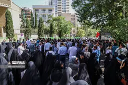 تصاویرتجمع اعتراضی مقابل سفارت سوئد در تهران