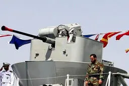 توپ اورلیکن تمام ایرانی نیروی دریایی در نمایشگاه نظامی قطر