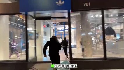 هجوم مردم وغارت فروشگاه‌ها در لس‌آنجلس