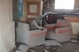 بازسازی لحظه شهادت یحیی سنوار در مراسم ۱۳ آبان 