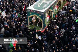 تصاویر وداع با پیکر شهدای جنایات اخیر