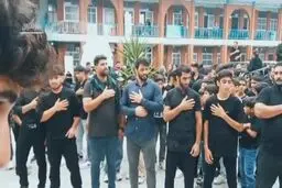 ببینید | عزاداری جهان پهلوان حسن یزدانی در عاشورای جویبار