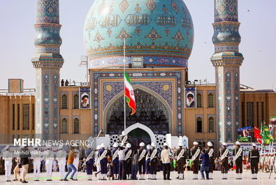 عهد سربازی در مسجد مقدس جمکران