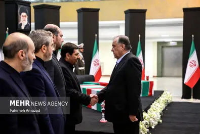 ادای احترام مقامات کشورها