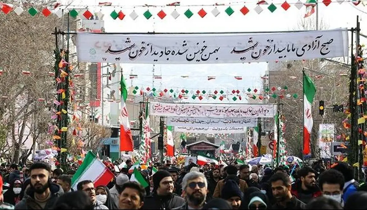 کیهان: حضور مردم در راهپیمایی 22 بهمن رکوردهای قبلی را شکست