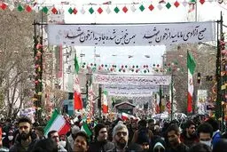 کیهان: حضور مردم در راهپیمایی 22 بهمن رکوردهای قبلی را شکست