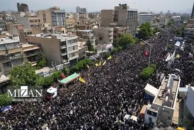 مراسم تشییع شهید رئیسی