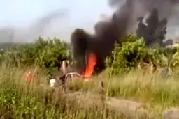  لحظه ترور یکی از فرماندهان موشکی حزب‌الله لبنان توسط اسرائیل