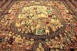 تصویر دیدنی ترین فرش جهان در کاخ نیاوران