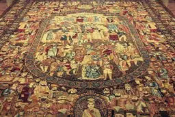 تصویر دیدنی ترین فرش جهان در کاخ نیاوران