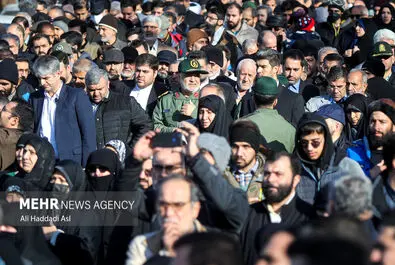 تشییع پیکر شهدای حمله تروریستی اسرائیل