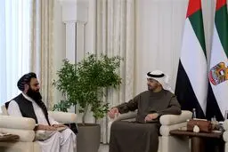 دیدار سفیر طالبان با رئیس دولت امارات