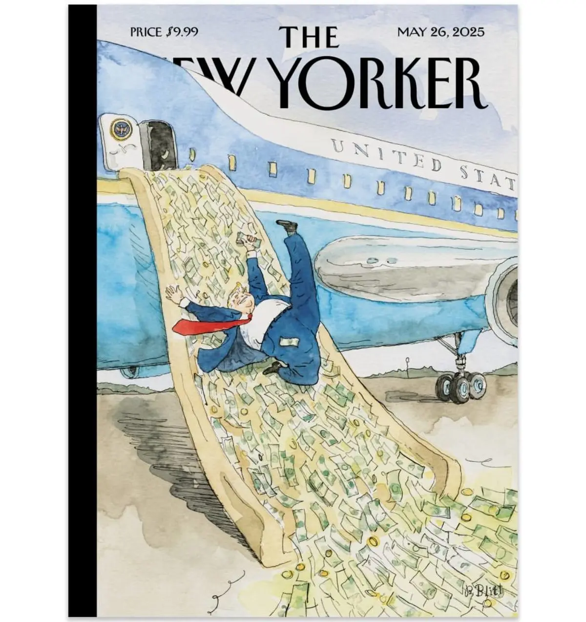 سفر ترامپ سوژه کارتون نیویورکر شد