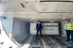 ورود نخستین محموله واکسن‌ کرونا از ژاپن به ایران