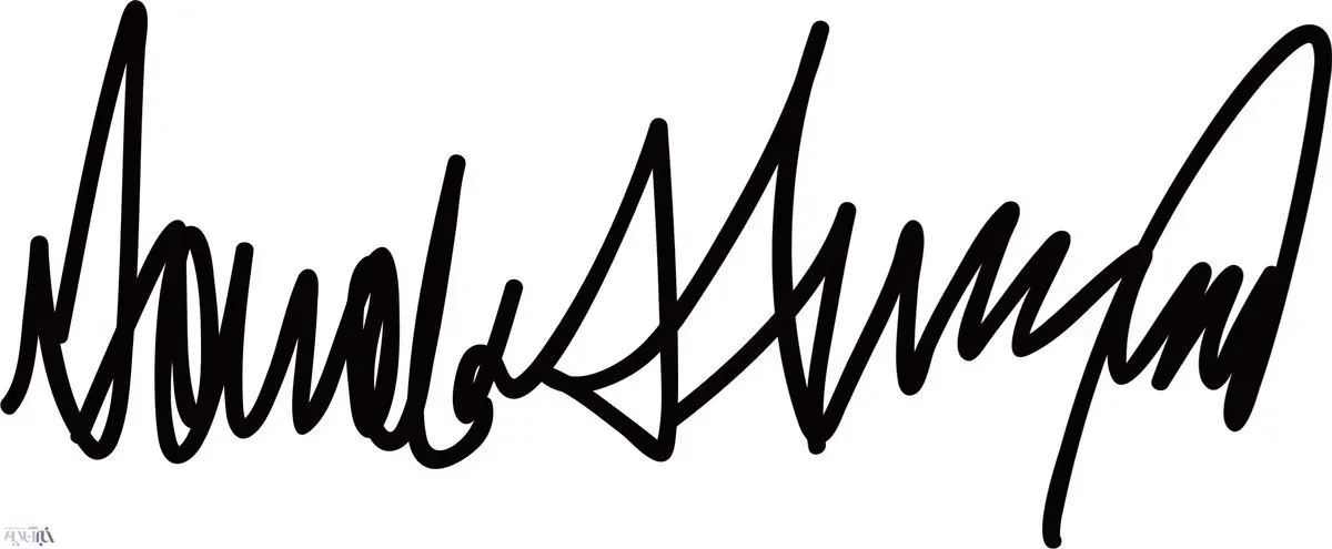 مقایسه امضای ترامپ و روسای جمهور قبلی/تصاویر