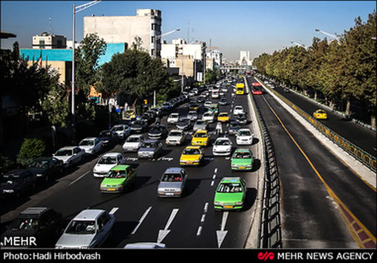 تصاویری از ترافیک روز اول مهر