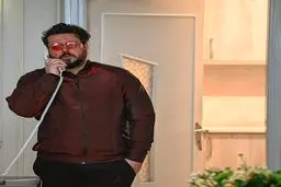 جديدترين عكس محسن كيايي در سريال همگناه