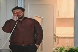 جديدترين عكس محسن كيايي در سريال همگناه
