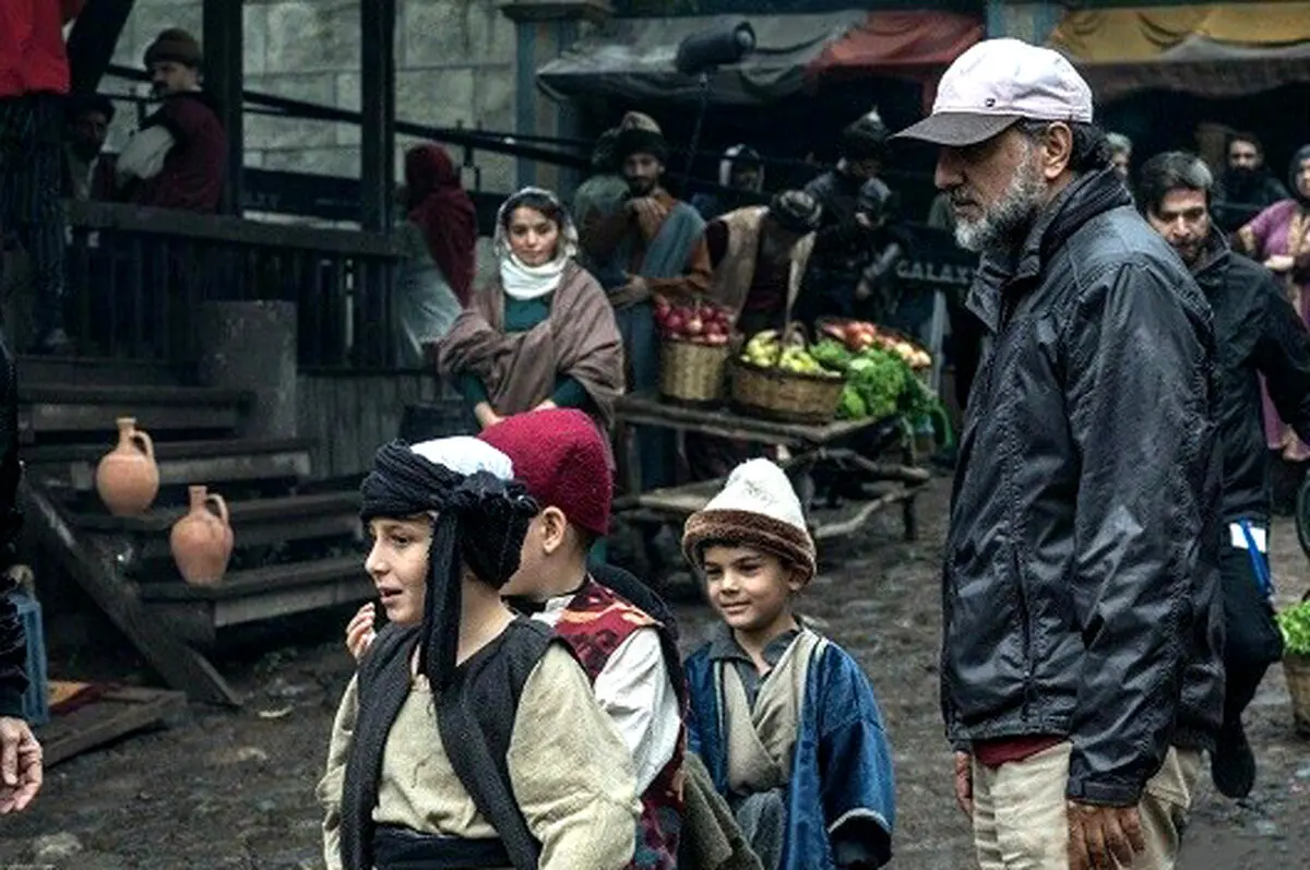 عکس / پشت صحنه ای جالب از فیلم سینمایی مست عشق
