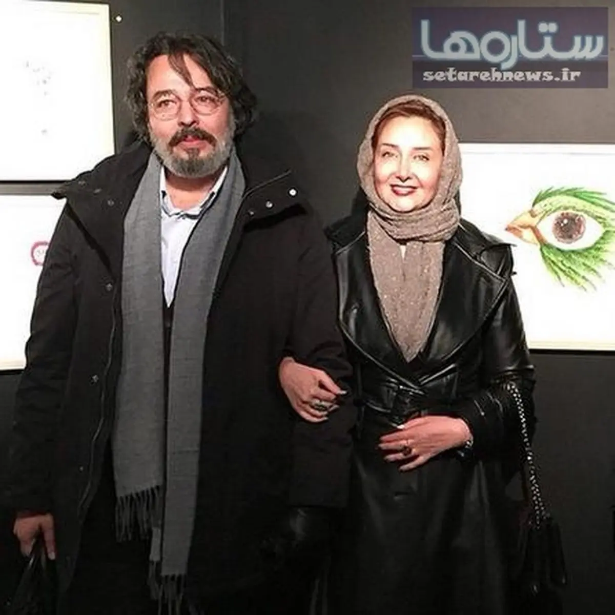 کتایون ریاحی در کنار برادرش+عکس