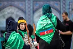 عبور زوّار اربعین حسینی از مرز آستارا / تصاویر