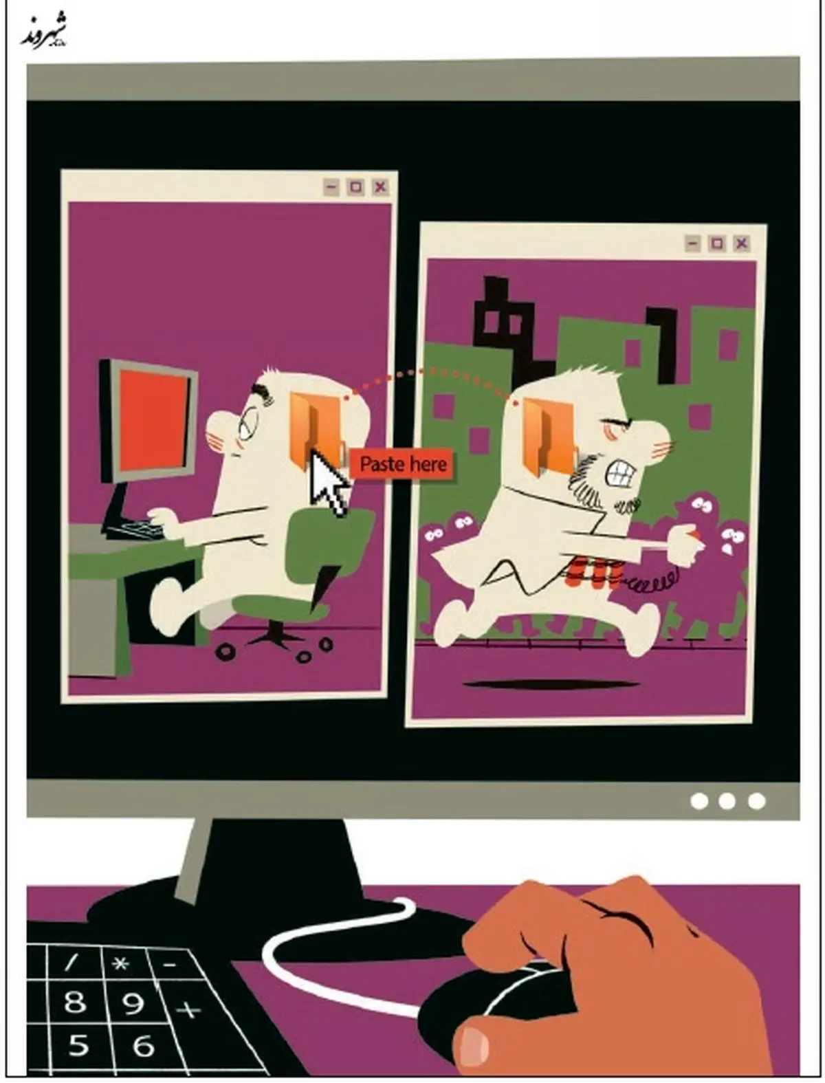 عضوگیری آنلاین داعش!/ کاریکاتور