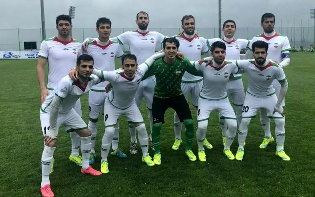 مقام سوم فوتبالیست‌های ناشنوای ایران در مسابقات قهرمانی آسیا