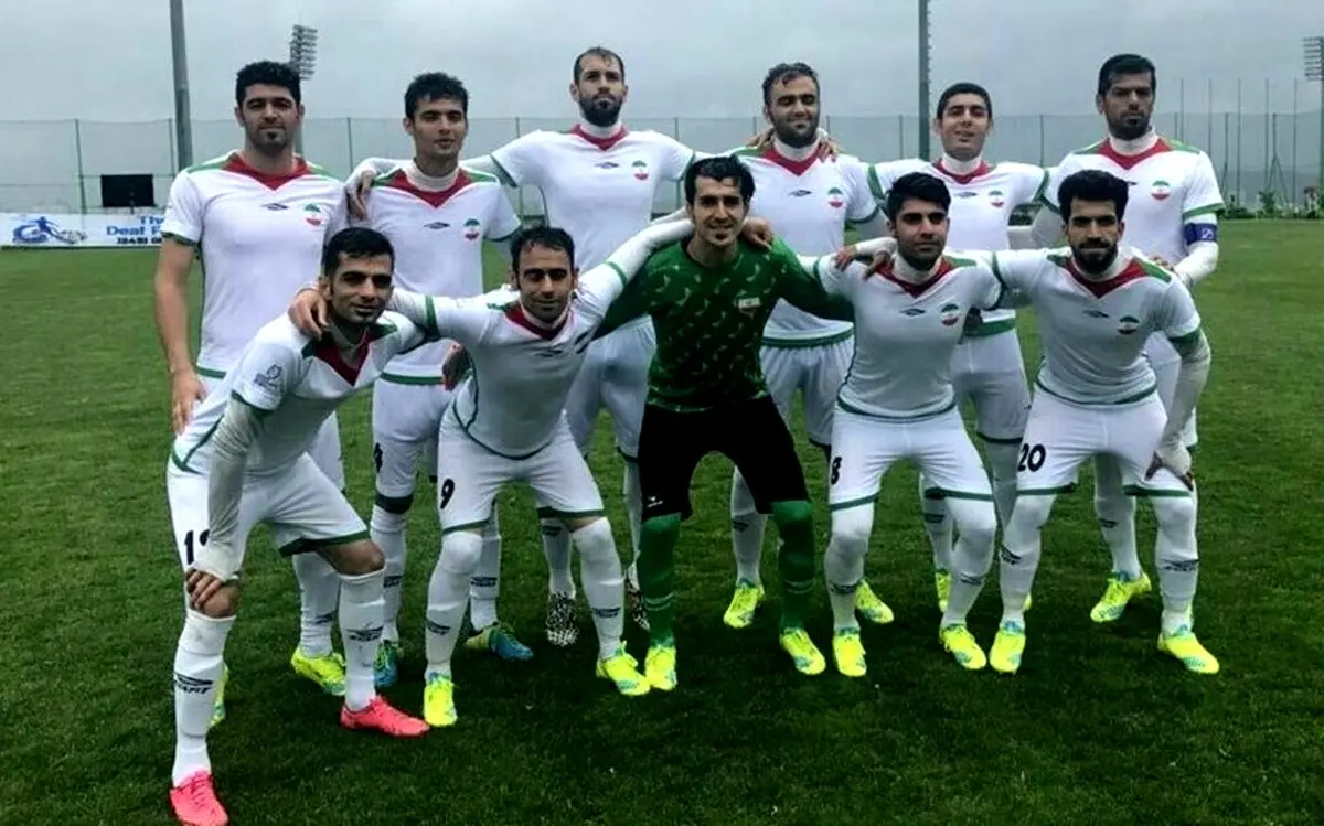 مقام سوم فوتبالیست‌های ناشنوای ایران در مسابقات قهرمانی آسیا