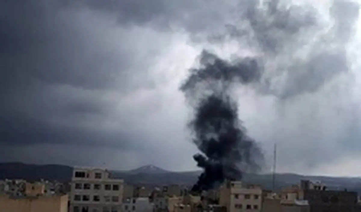 آتش‌سوزی ساختمان پنج طبقه در خیابان پرستار