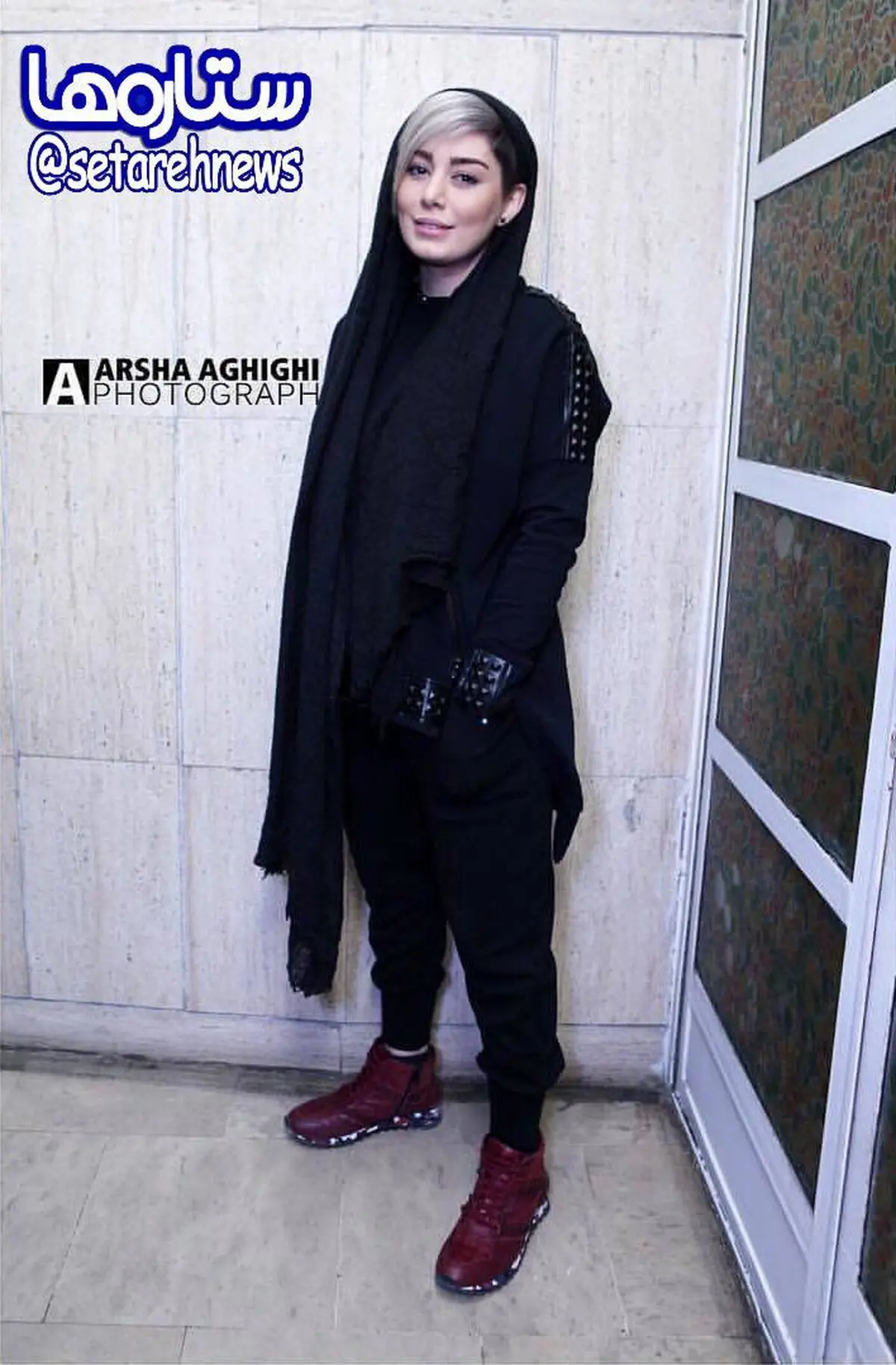 تیپ و ظاهر عجیب سحر قریشی در اکران فیلم خالتور/عکس