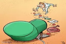 سرباز فراری!/کاریکاتور