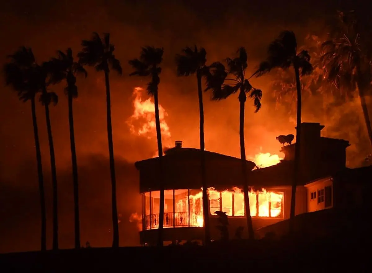 بهشت کالیفرنیا به جهنم تبدیل شد / تصاویر