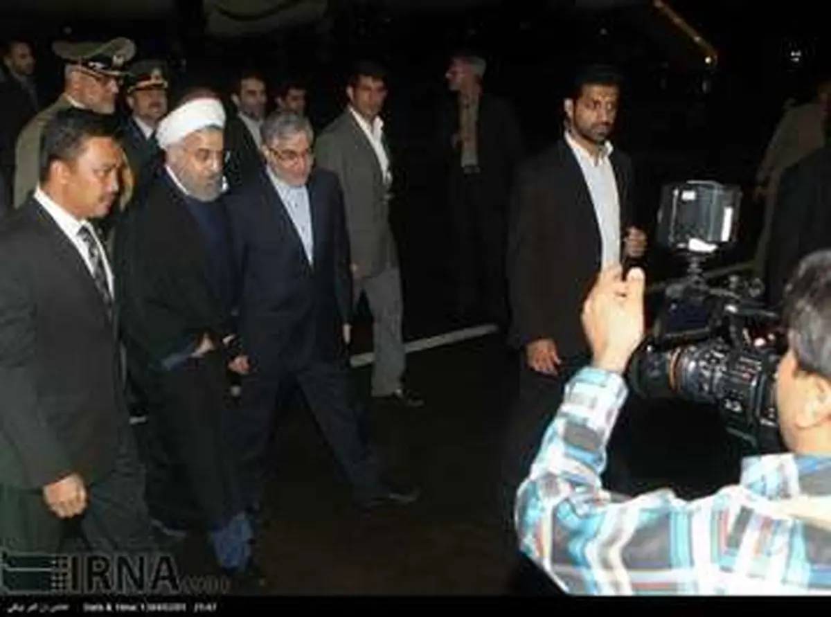 ورود رییس جمهور به جاکارتای اندونزی /گزارش تصویری