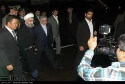 ورود رییس جمهور به جاکارتای اندونزی /گزارش تصویری