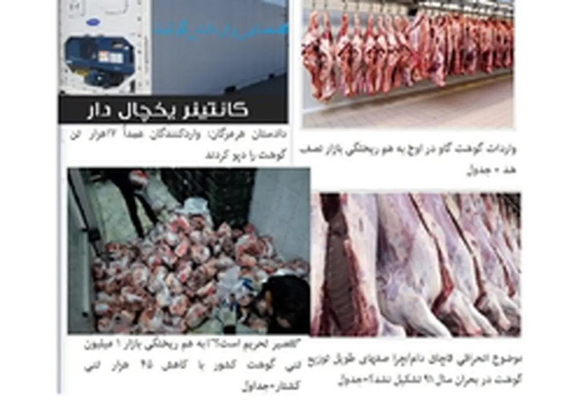 آخرین وضعیت دپو ۱۷ هزار تن گوشت در گمرک/ مسئولان درباره بلاتکلیفی ۱۲ هزار تن شفاف‎سازی کنند