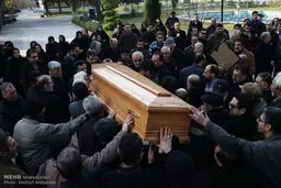 زنده یاد اکبر صابونچی راد به سمت خانه ابدی بدرقه شد/تصاویر