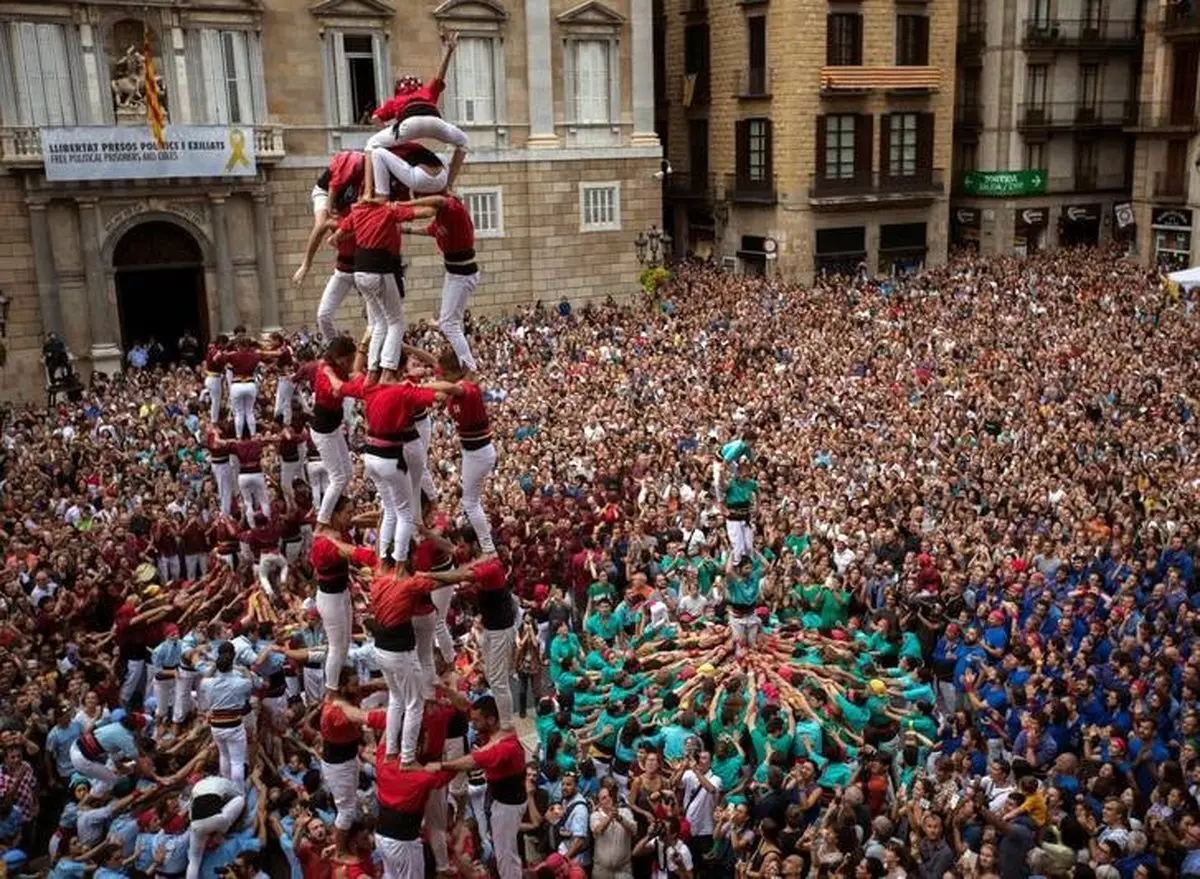 سنت برج‌های انسانی در اسپانیا / تصاویر