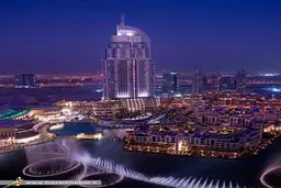 آبنمای دیدنی شهر دوبی+ عکس