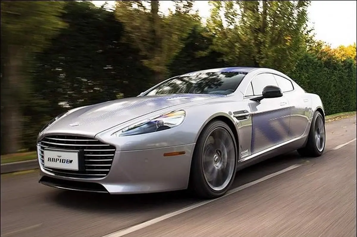 تصاویری از خودروی الکتریکی استون‌مارتین