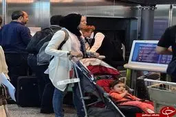 تصویری از آزاده نامداری مجری جنجالی در فرودگاه میلان