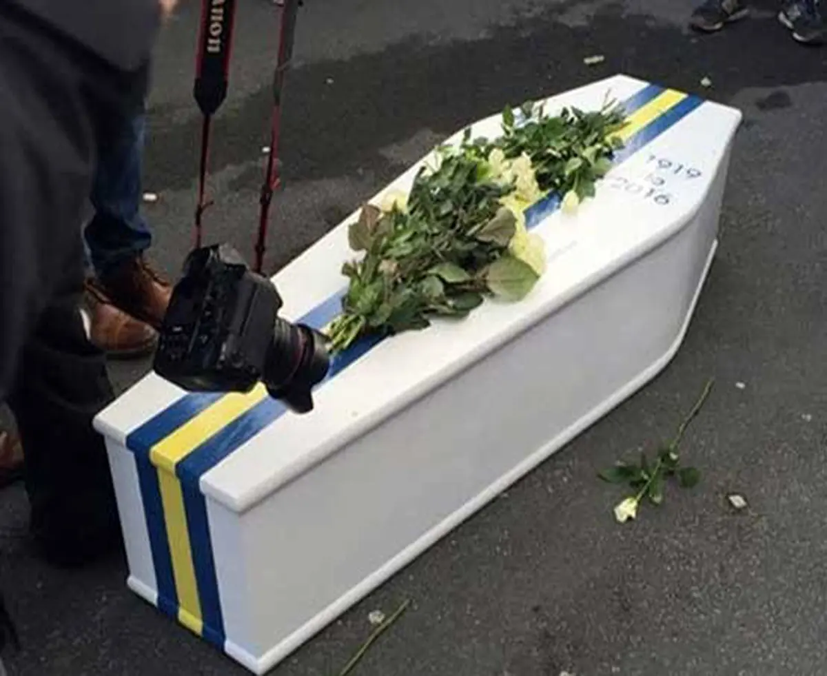 عجیب‌ترین تشییع جنازه فوتبالی! + عکس