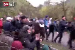 ببینید: درگیری شدید میان مردم و پلیس در گرجستان
