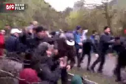 ببینید: درگیری شدید میان مردم و پلیس در گرجستان