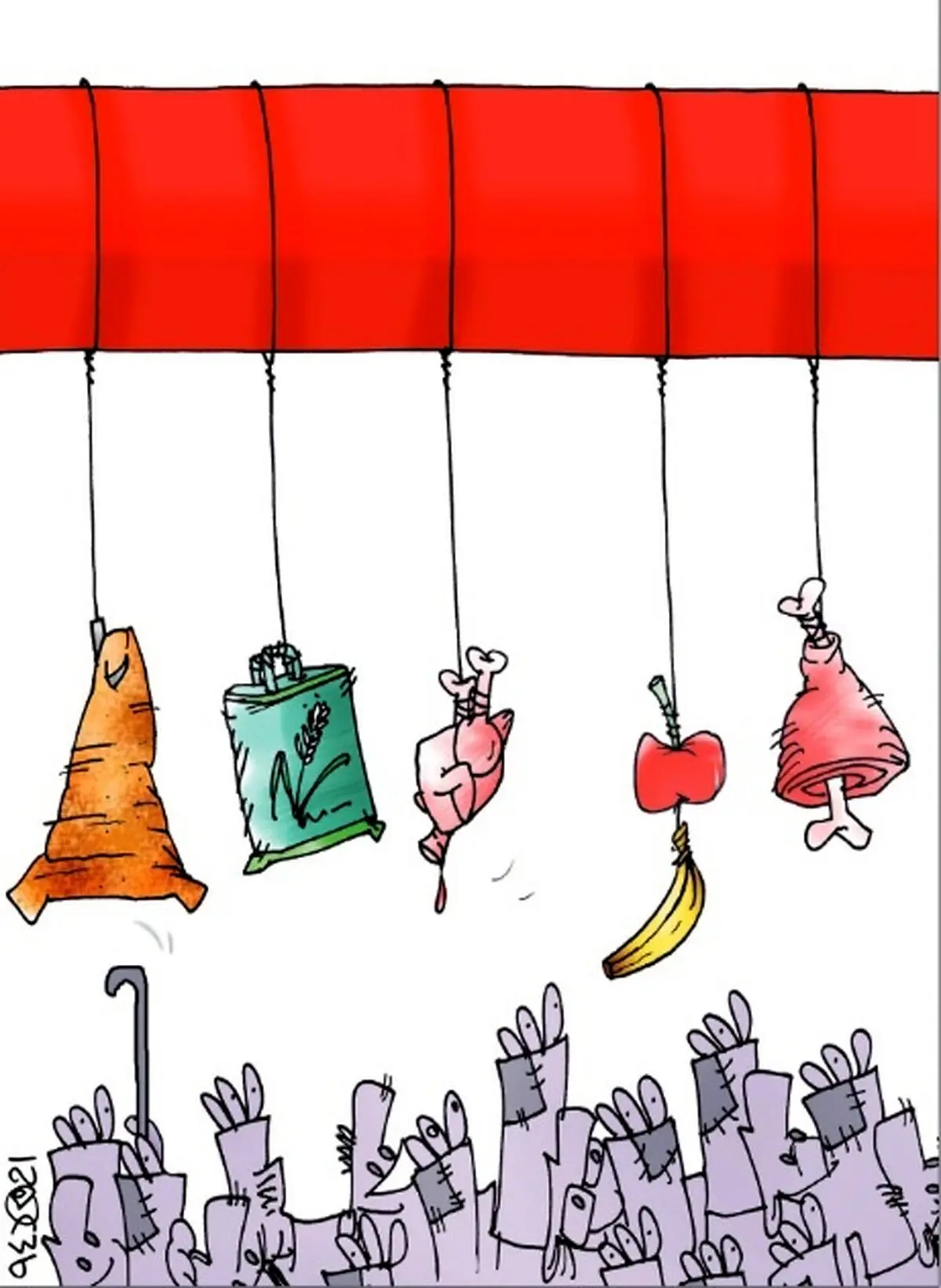 کاریکاتور/ خط فقر یک میلیونی!