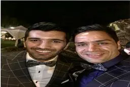 کمال کامیابی نیا در شب عروسی مسلمان/ عکس