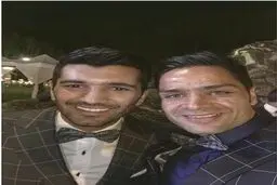 کمال کامیابی نیا در شب عروسی مسلمان/ عکس