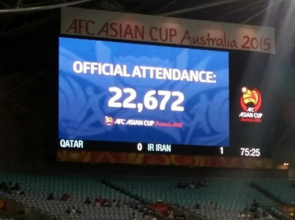 تعداد دقیق تماشاگران بازی ایران - قطر چقدر بود؟
