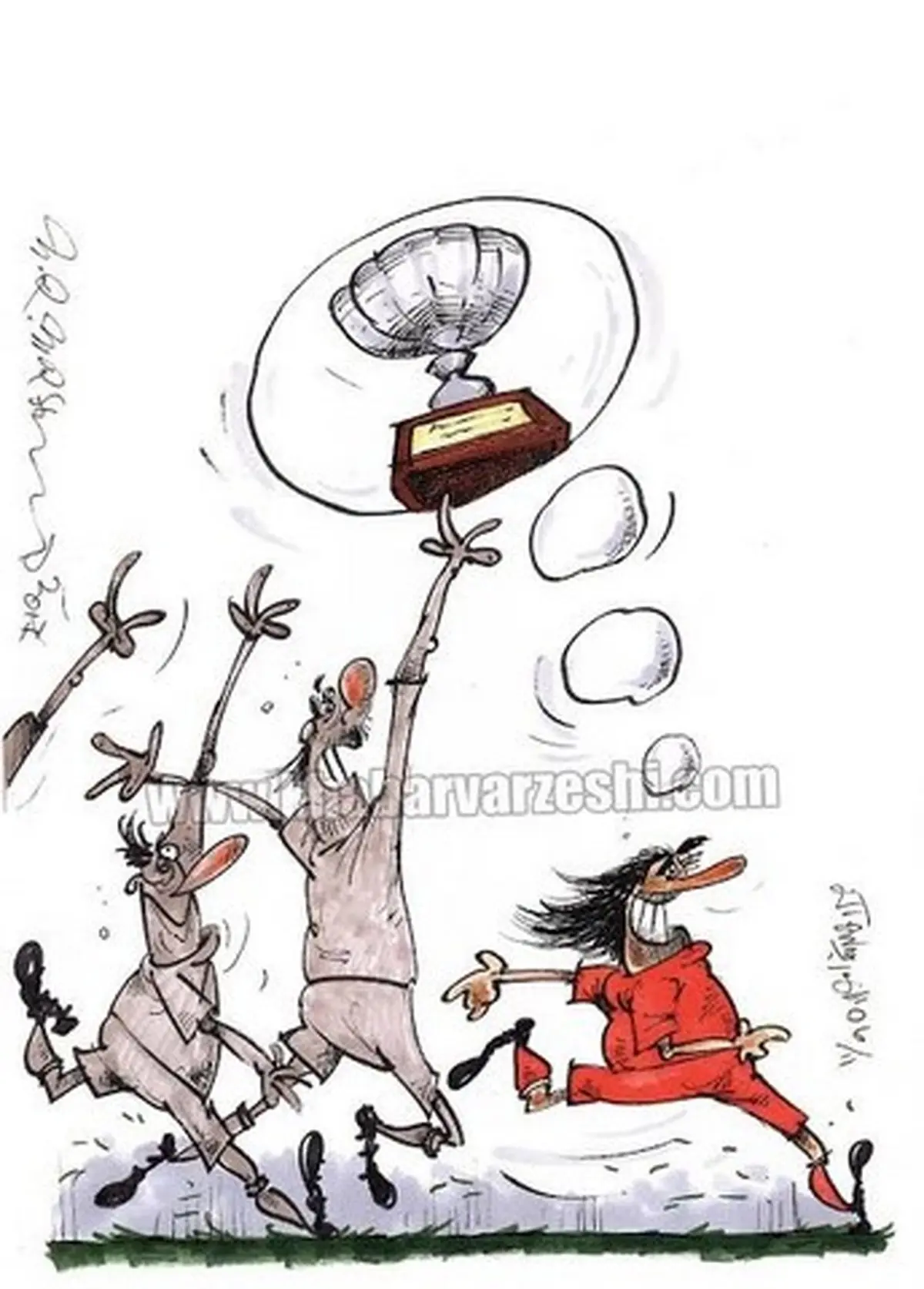 چه سرعتی داره این پرسپولیس!/کاریکاتور