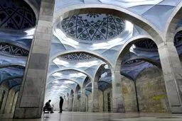 عکس های دیدنی از ایستگاه‌های متروی ازبکستان‎