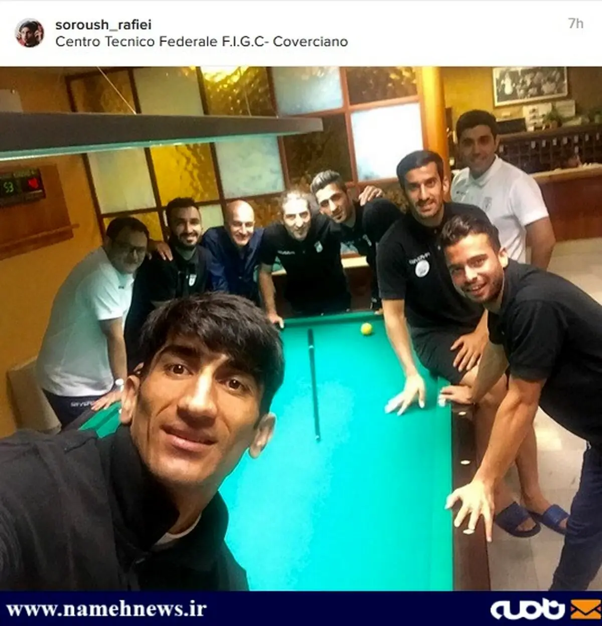 سلفی متفاوت بازیکنان تیم ملی/عکس